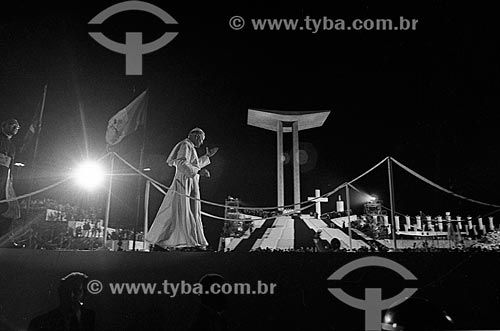  Catholic mass with the Pope Joao Paulo II - Flamengo Landfill  - Rio de Janeiro city - Rio de Janeiro state (RJ) - Brazil