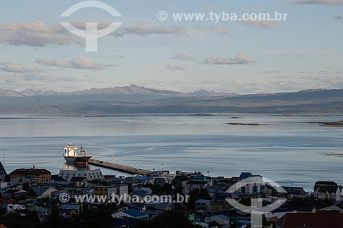  General view of Bahia Lapataia (Lapataia Bay)  - Ushuaia city - Tierra del Fuego Province - Argentina