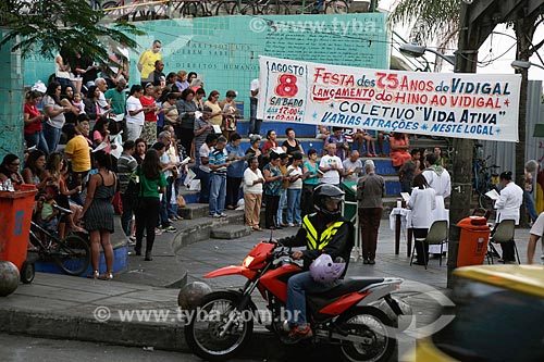  Catholic mass in the square to celebrate the 75 years of the Vidigal Slum  - Rio de Janeiro city - Rio de Janeiro state (RJ) - Brazil