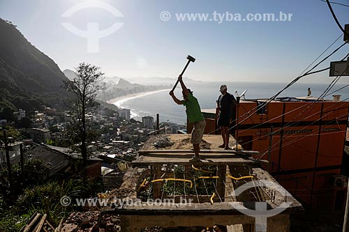  House demolition - Vidigal Slum  - Rio de Janeiro city - Rio de Janeiro state (RJ) - Brazil