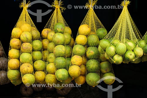  Lemons to sale - street fair in Parintins city  - Parintins city - Amazonas state (AM) - Brazil