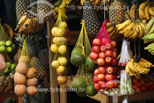  Fruits to sale - street fair in Parintins city  - Parintins city - Amazonas state (AM) - Brazil
