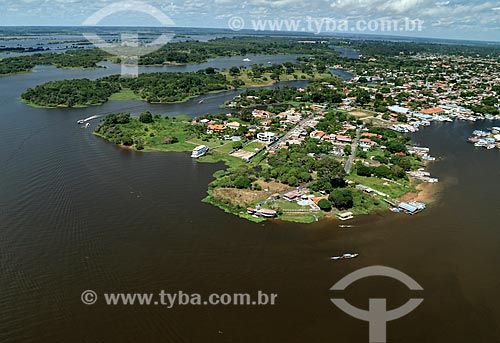  Aerial photo of Parintins city  - Parintins city - Amazonas state (AM) - Brazil