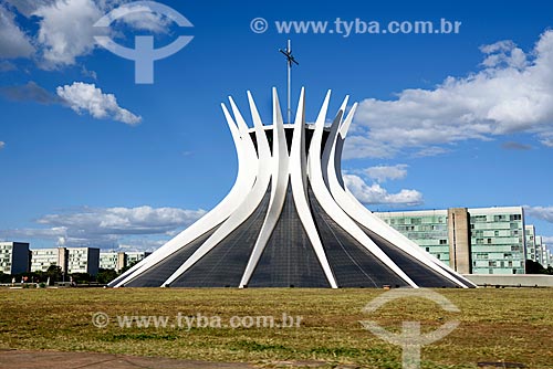  Metropolitan Cathedral of Nossa Senhora Aparecida (1958) - also known as Cathedral of Brasilia  - Brasilia city - Distrito Federal (Federal District) (DF) - Brazil
