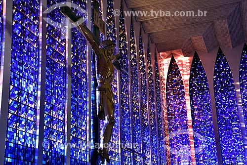  Inside of Dom Bosco Sanctuary  - Brasilia city - Distrito Federal (Federal District) (DF) - Brazil