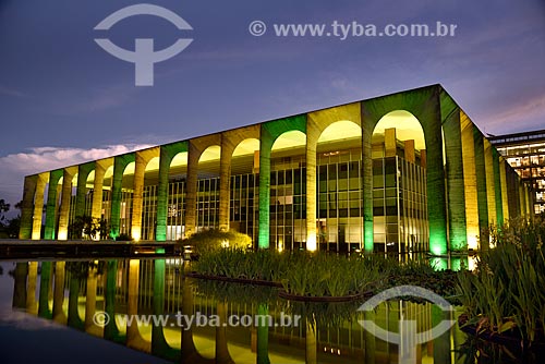  Facade of Itamaraty Palace  - Brasilia city - Distrito Federal (Federal District) (DF) - Brazil