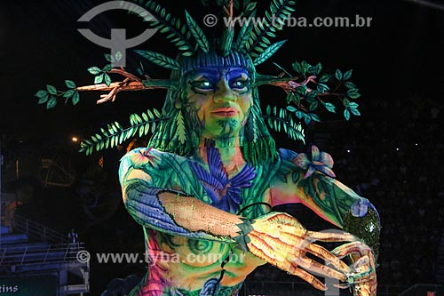  Caprichoso Boi (Capricious Ox) apresentation during the Parintins Folklore Festival - Amazonino Mendes Cultural Center and Sportive (1988) - also known as Bumbodromo  - Parintins city - Amazonas state (AM) - Brazil