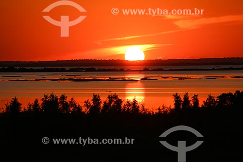  Sunset - Amazonas River near to Itacoatiara city  - Itacoatiara city - Amazonas state (AM) - Brazil