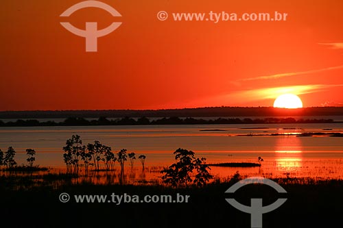  Sunset - Amazonas River near to Itacoatiara city  - Itacoatiara city - Amazonas state (AM) - Brazil