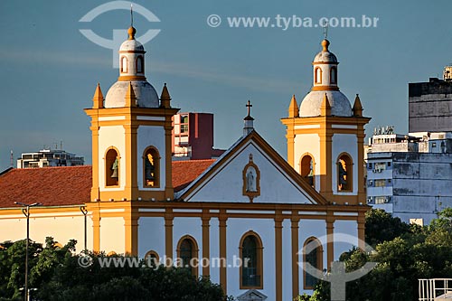  Detail of facade of Nossa Senhora da Conceicao Church (1878)  - Manaus city - Amazonas state (AM) - Brazil
