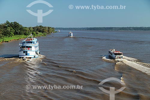  Boats - Amazonas River  - Careiro da Varzea city - Amazonas state (AM) - Brazil