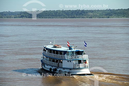  Chalana - regional boat - Amazonas River  - Careiro da Varzea city - Amazonas state (AM) - Brazil