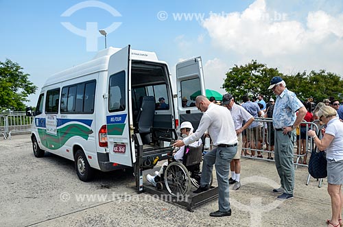  Boarding and disembarkment station of Paineiras-Corcovado - shuttle service to the monument of Christ the Redeemer without stops - Christ the Redeemer  - Rio de Janeiro city - Rio de Janeiro state (RJ) - Brazil