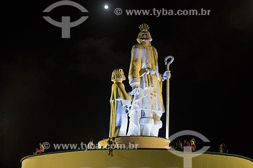  Detail of Sao Jose de Ribamar statue  - Sao Jose de Ribamar city - Maranhao state (MA) - Brazil