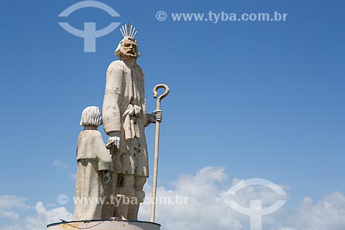  Detail of Sao Jose de Ribamar statue  - Sao Jose de Ribamar city - Maranhao state (MA) - Brazil