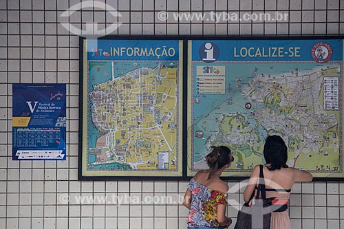  Tourist information panel - Praia Grande wharf
  - Sao Luis city - Maranhao state (MA) - Brazil
