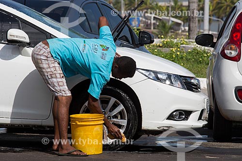  Car washers - Goncalves Dias Square  - Sao Luis city - Maranhao state (MA) - Brazil