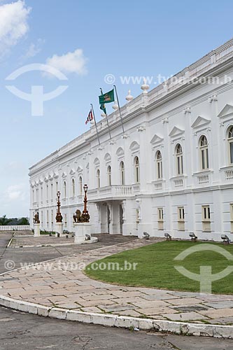  Facade of the Palacio dos Leoes (Palace of Lyons) - 1766 - headquarters of the State Government  - Sao Luis city - Maranhao state (MA) - Brazil