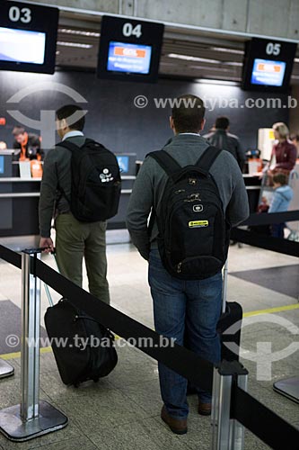  Queue to check-in of GOL - Intelligent Airlines - Afonso Pena International Airport  - Sao Jose dos Pinhais city - Parana state (PR) - Brazil