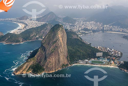  Aerial photo of Sugar Loaf during flight over of the Rio de Janeiro city  - Rio de Janeiro city - Rio de Janeiro state (RJ) - Brazil