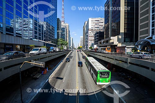 Exit of the Jose Roberto Fanganiello Melhem Tunnel to Paulista Avenue  - Sao Paulo city - Sao Paulo state (SP) - Brazil