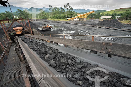  Track for coal transportation - Mina Fontanella - Carbonifera Metropolitana  - Treviso city - Santa Catarina state (SC) - Brazil