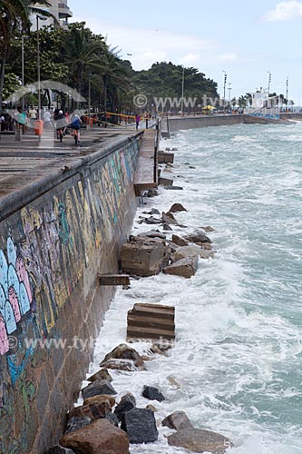  Undertow of the sea - Arpoador Beach  - Rio de Janeiro city - Rio de Janeiro state (RJ) - Brazil
