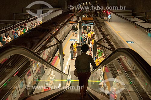  Passenger on Subway Line 4 - General Osorio Station  - Rio de Janeiro city - Rio de Janeiro state (RJ) - Brazil