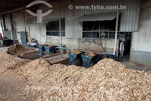  Woodchips used on oven power  - Lupercio city - Sao Paulo state (SP) - Brazil
