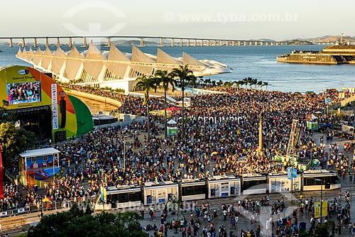 View of Maua Square during the 2016 Olympic Games - Olympic Boulevard  - Rio de Janeiro city - Rio de Janeiro state (RJ) - Brazil
