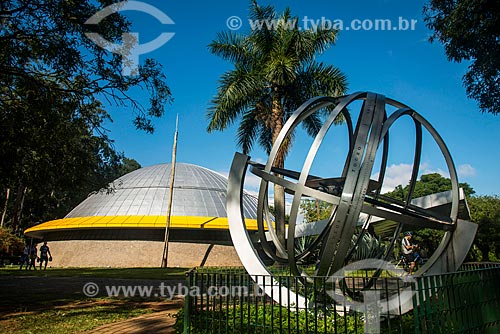  Planetarium in Ibirapuera Park - Equatorial armillary sphere  - Sao Paulo city - Sao Paulo state (SP) - Brazil