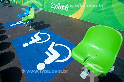  Places for disabled people in the Canoe Slalom Stadium  - Rio de Janeiro city - Rio de Janeiro state (RJ) - Brazil