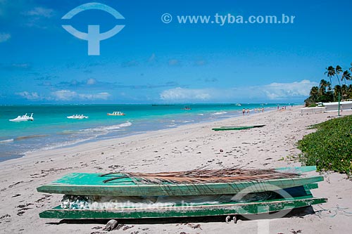  Rafts - Ponta de Mangue Beach waterfront  - Maragogi city - Alagoas state (AL) - Brazil