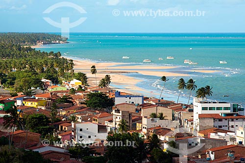  General view of the Maragogi waterfront from Cruzeiro Mirante  - Maragogi city - Alagoas state (AL) - Brazil