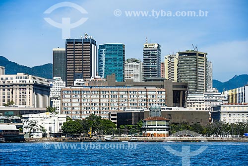  View of the city center building from Guanabara Bay  - Rio de Janeiro city - Rio de Janeiro state (RJ) - Brazil
