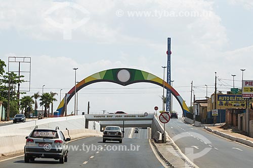  Snippet of Engineer Joao Hissassi Yano Viaduct  - Goiania city - Goias state (GO) - Brazil