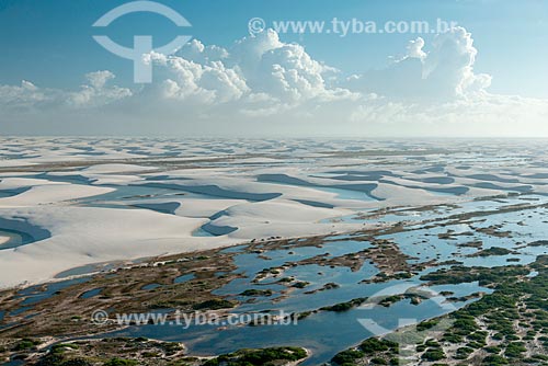  Aerial photo of dunes - Lencois Maranhenses National Park  - Barreirinhas city - Maranhao state (MA) - Brazil