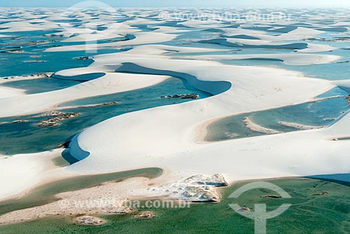  Aerial photo of dunes - Lencois Maranhenses National Park  - Barreirinhas city - Maranhao state (MA) - Brazil