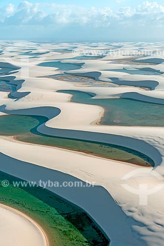  Aerial photo of dunes - Lencois Maranhenses National Park  - Barreirinhas city - Maranhao state (MA) - Brazil