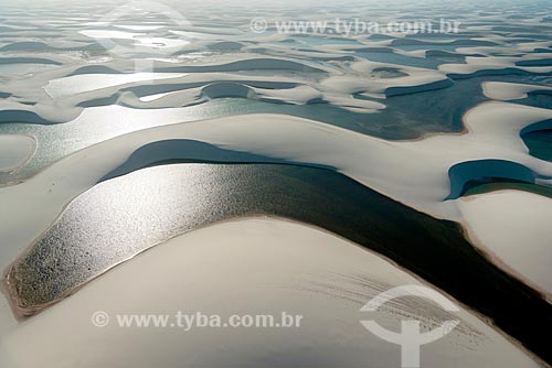  Aerial photo of dunes - Lencois Maranhenses National Park  - Barreirinhas city - Maranhao state (MA) - Brazil