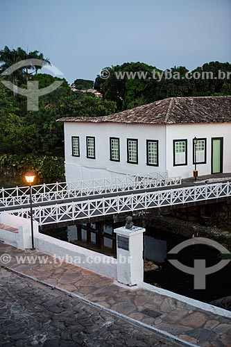  View of the Sebastiao Fleury Curado Avenue with the Cora Coralina House Museum - house where lived the writer Cora Coralina  - Goias city - Goias state (GO) - Brazil