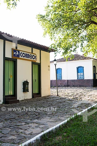  Post office near to Doutor Brasil Caiado Square - also known as Fountain Square  - Goias city - Goias state (GO) - Brazil