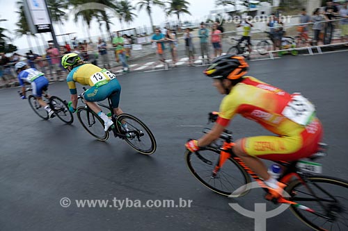  Athletes - road cycling competition - Delfim Moreira Avenue during the Olympic Games - Rio 2016  - Rio de Janeiro city - Rio de Janeiro state (RJ) - Brazil