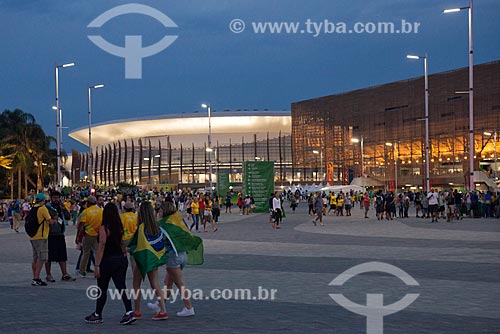  Public at Rio 2016 Olympic Park - Future Arena and Carioca Arena 1 in the background  - Rio de Janeiro city - Rio de Janeiro state (RJ) - Brazil