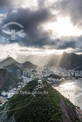  View of the Botafogo Bay from Urca Mountain  - Rio de Janeiro city - Rio de Janeiro state (RJ) - Brazil