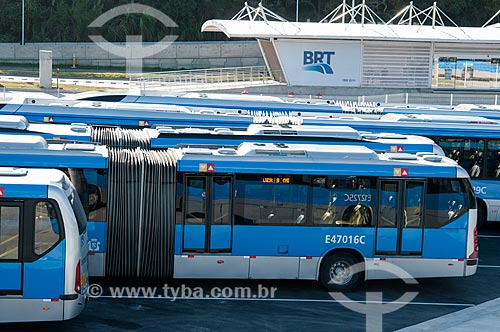  Bus - BRT Morro do Outeiro Station - Olympic Center Terminal - extension of Rio Subway - line 4  - Rio de Janeiro city - Rio de Janeiro state (RJ) - Brazil