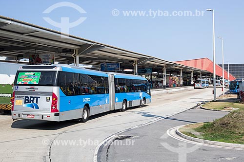 Bus of BRT (Bus Rapid Transit) - Alvorada Bus Station  - Rio de Janeiro city - Rio de Janeiro state (RJ) - Brazil