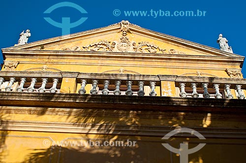  Detail of facade of the Pelotas city Museum (1879) - old Sao Luis Baron Palace  - Pelotas city - Rio Grande do Sul state (RS) - Brazil