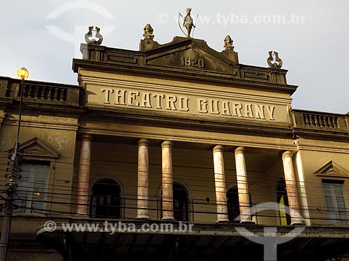  Facade of the Guarany Theatre (1920)  - Pelotas city - Rio Grande do Sul state (RS) - Brazil