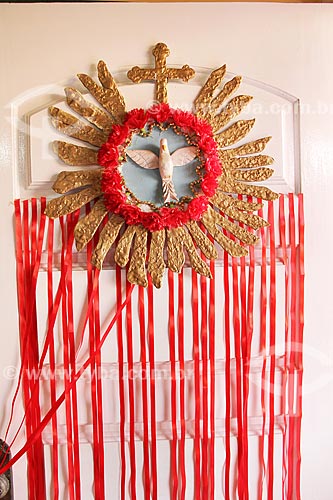  Detail of decoration of the Festa do divino (The Party of the Divine) - Paraty city  - Paraty city - Rio de Janeiro state (RJ) - Brazil